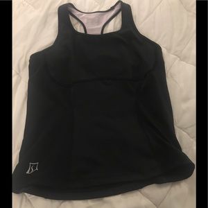 Skirt Sports Secy Back tank black L EUC